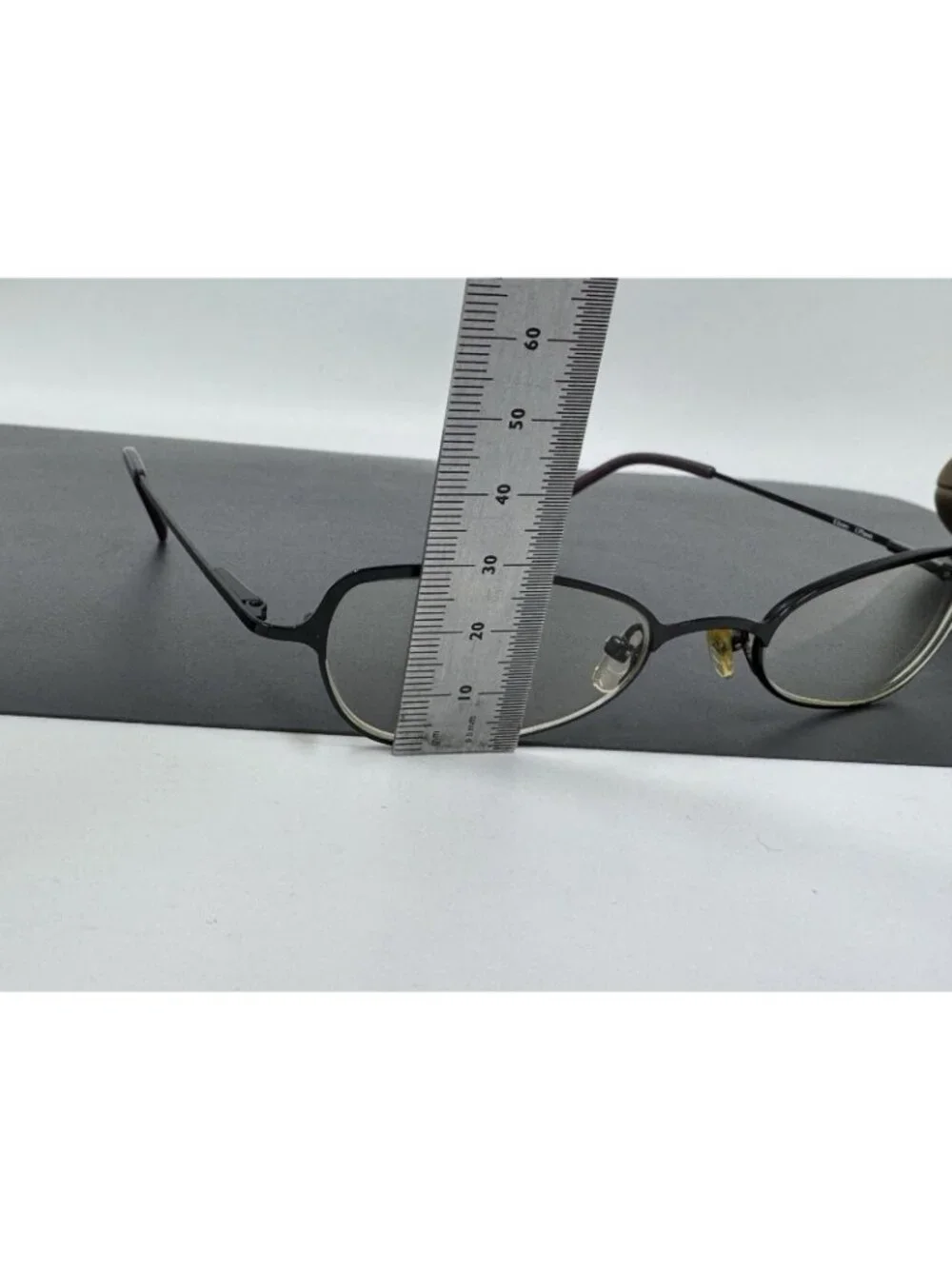 NICOLE MILLER BOW Ebony BLACK EYEGLASSES GLASSES METAL FRAME 49 [] 19 135
